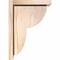 Ekena Millwork Crestline Smooth Corbel w/Backplate, Douglas Fir, 5 1/2"W x 10"D x 14"H COR06X10X14CRE01SDF - alternate 4